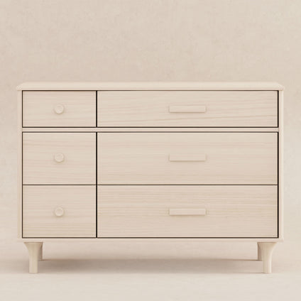 M9016NX,Babyletto,Lolly 6-Drawer Double Dresser  Assembled in Washed Natural