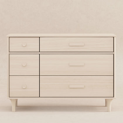 M9016NX,Babyletto,Lolly 6-Drawer Double Dresser  Assembled in Washed Natural
