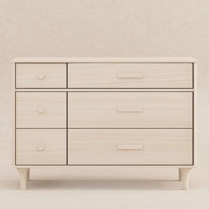 M9016NX,Babyletto,Lolly 6-Drawer Double Dresser  Assembled in Washed Natural