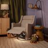 M11283PBEW,Babyletto,Kiwi Deluxe Power Glider Recliner w/Heat&Massage in Performance Beach Eco-Weave