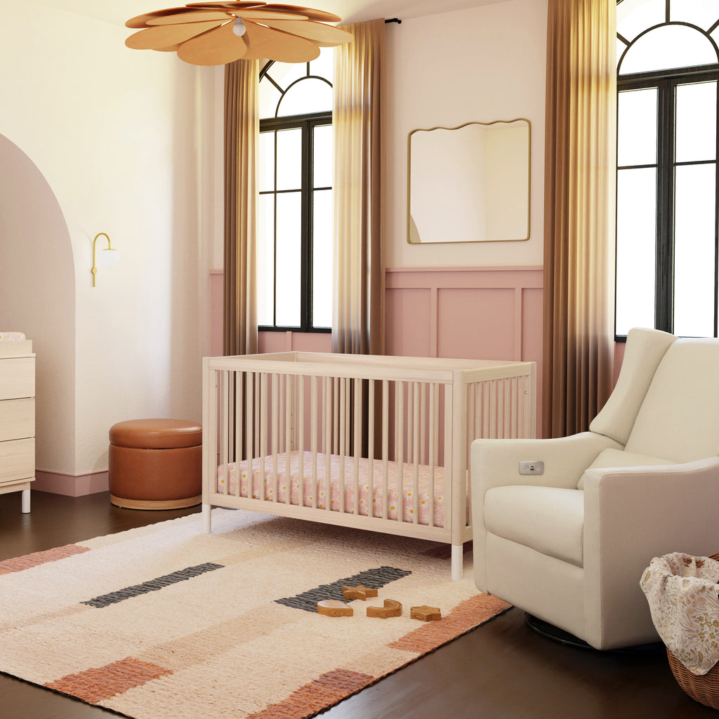 M12901NXW,Babyletto,Gelato 4-in-1 Convertible Crib w/Toddler Conversion Kit in Washed Natural  W Feet