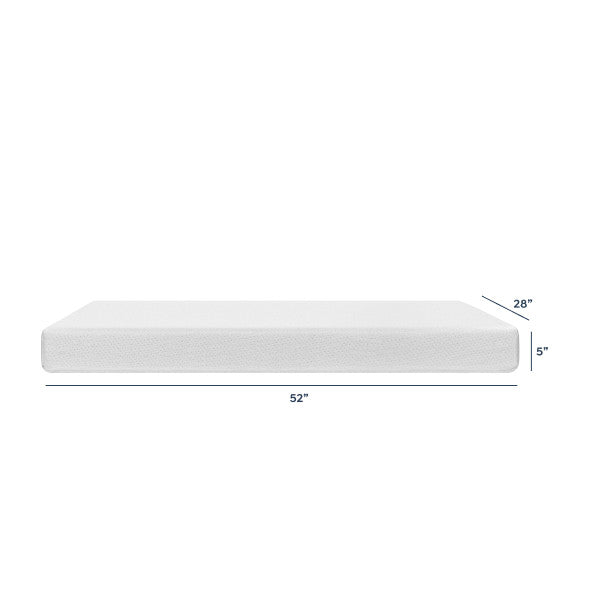 M53114W,DaVinci,Comfort Crib Mattress with Removable Waterproof Knit Cover in White
