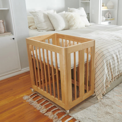 All-Stages Bassinet Sheet in GOTS Certified Organic Muslin Cotton