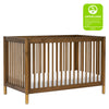 M12901NLGLD,Babyletto,Gelato 4-in-1 Convertible Crib w/Toddler Conversion Kit in Natural Walnut Gold Ft