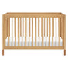 M12901HYVTL,Babyletto,Gelato 4-in-1 Convertible Crib w/Toddler Bed Kit in Honey/Vegan Tan Leather Feet