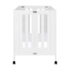 M6601W,Babyletto,Maki Full-Size Folding Crib w/Toddler Bed Conversion Kit in White Finish