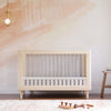 M9001KNX,Babyletto,Lolly 3-in-1 Convertible Crib w/Toddler Conversion Kit in Washed Natural/Acrylic