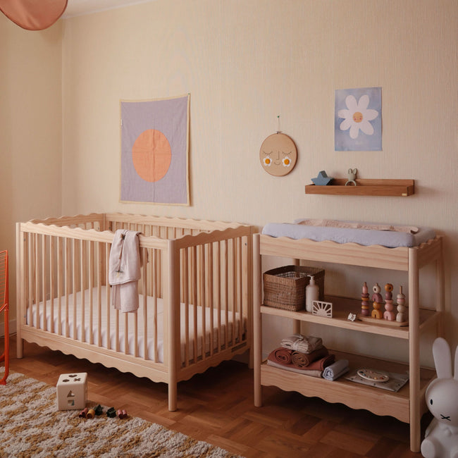 M27901BD,Babyletto,Swell 4-in-1 Convertible Crib w/Toddler Conversion Kit in Blonde