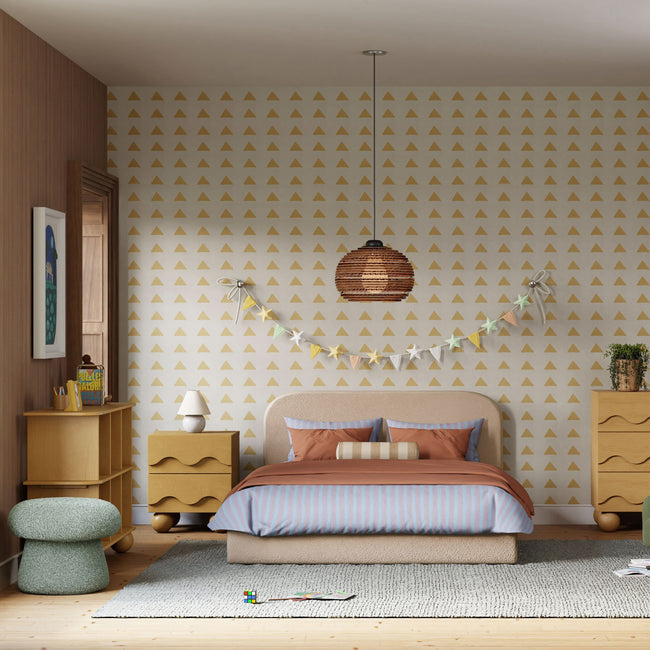 M31685ST,Babyletto Kids,Mushroom Pouf in Sage Teddy Loop