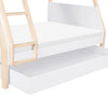 M18495WNX,Babyletto Kids,TipToe Twin-Over-Full Bunk Bed in White and Washed Natural