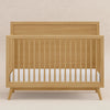 M15901HY,Babyletto,Palma Mid-Century 4-in-1 Convertible Crib w/ Toddler Bed Conversion in Honey