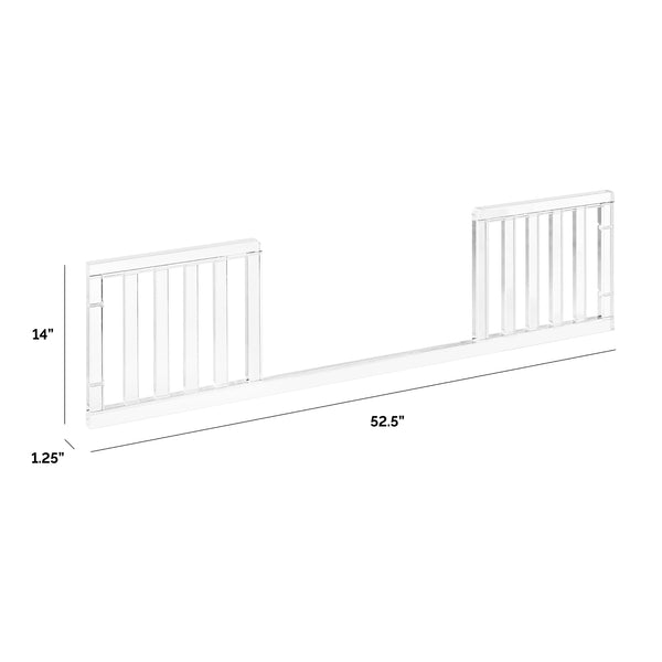 NW26199CA,Nursery Works,Altair Toddler Bed Conversion Kit in Clear Acrylic