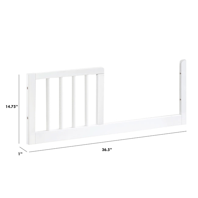 M12999W,The MDB Family,Toddler Bed Conversion Kit for Gelato Mini in White