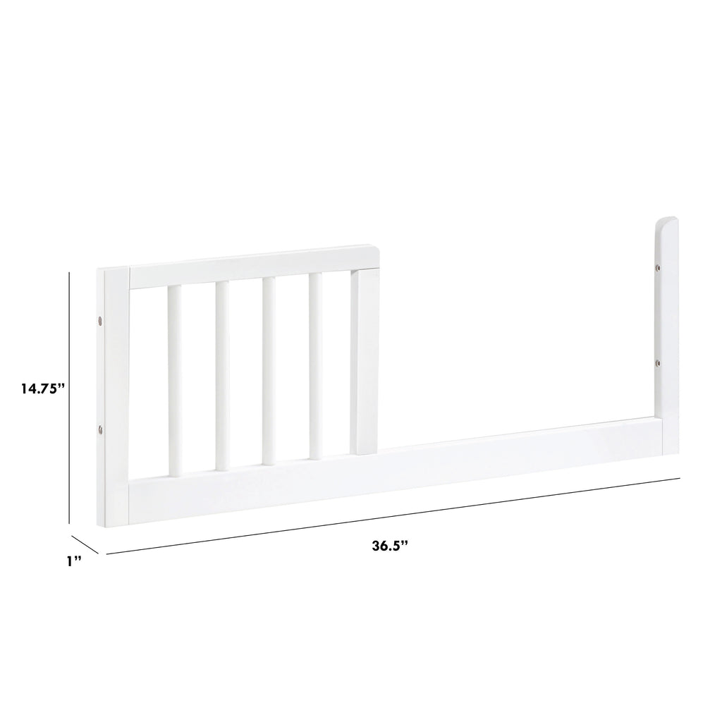 M12999W,The MDB Family,Toddler Bed Conversion Kit for Gelato Mini in White