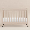 M6601NX,Babyletto,Maki Full-Size Folding Crib w/Toddler Bed Conversion Kit in Washed Natural
