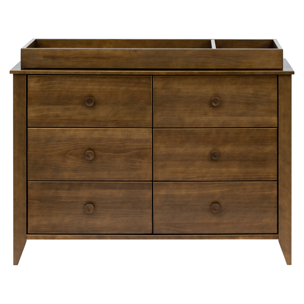 M10326NL,Sprout 6-Drawer Double Dresser in Natural Walnut