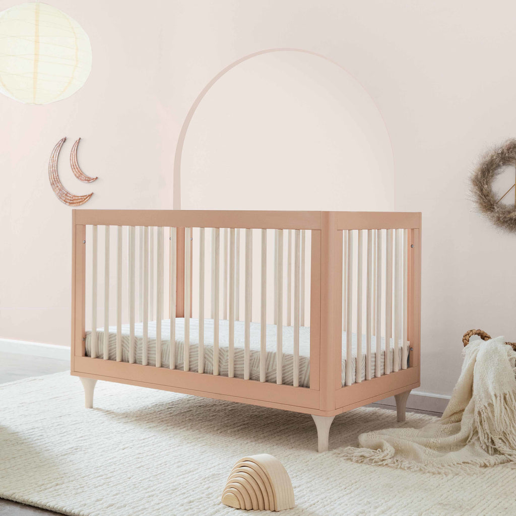 M9001CYNNX,Lolly 3-in-1 Convertible Crib w/Toddler Bed Conversion in Canyon/Washed Natural