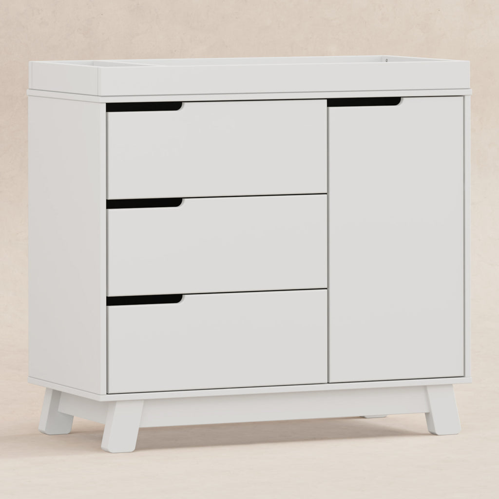 M4223W,Babyletto,Hudson 3-Drawer Changer Dresser w/Removable Changing Tray in White