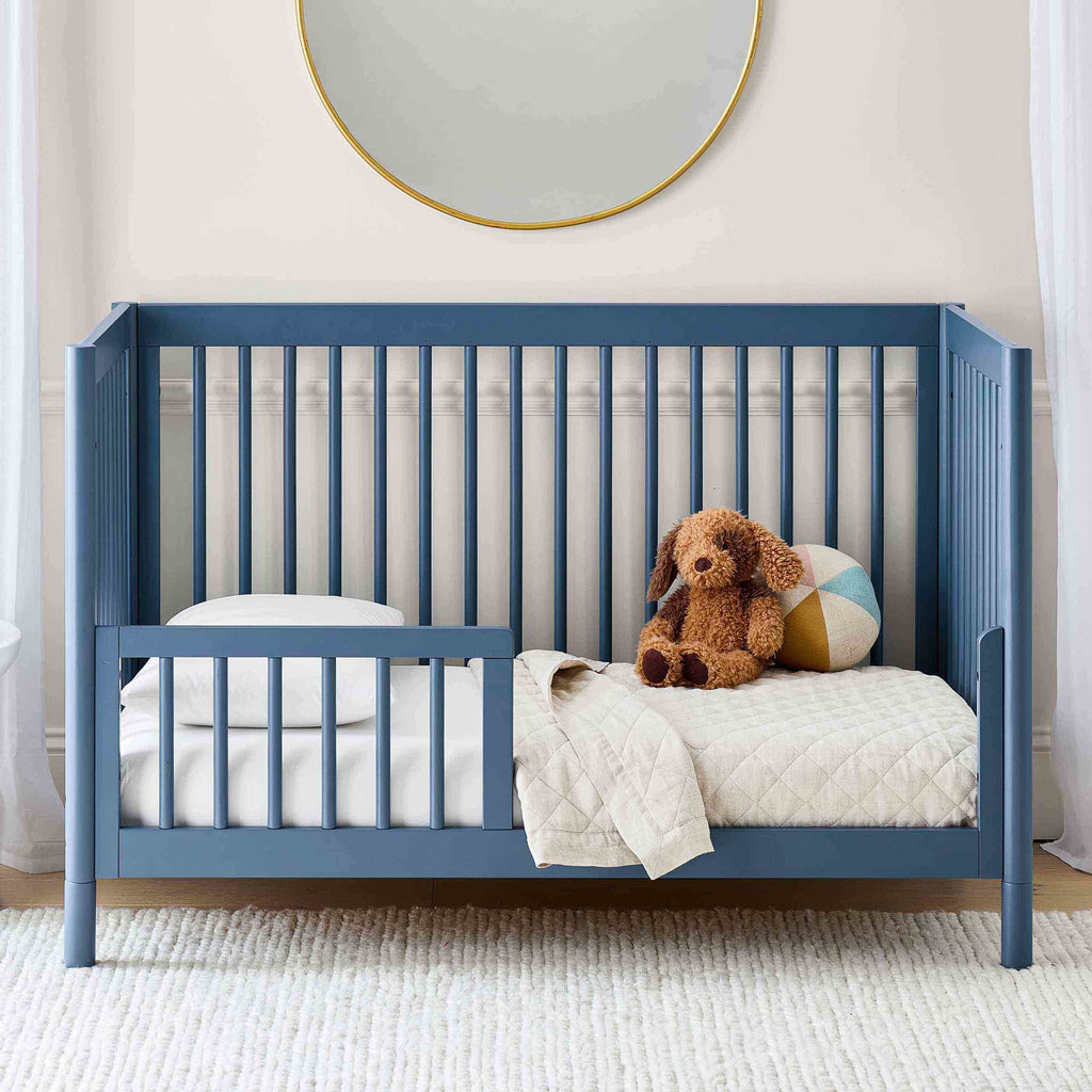 M12901CVB,Babyletto,Gelato 4-in-1 Convertible Crib w/Toddler Bed Conversion Kit in Cove Blue