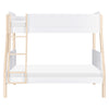 M18495WNX,Babyletto Kids,TipToe Twin-Over-Full Bunk Bed in White and Washed Natural