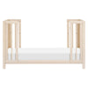 M30880NX,Babyletto,Rolli 9-in-1 Convertible All-Stages® Crib w/ Bassinet & Toddler Bed Kits in Washed Natural