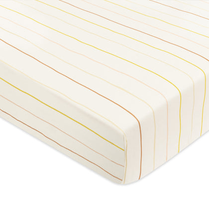 Crib Sheet in GOTS Certified Organic Brushed Cotton