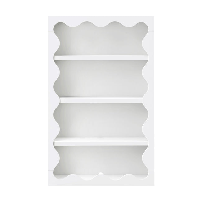 M31111W,Babyletto Kids,Lido Wave Bookcase in White