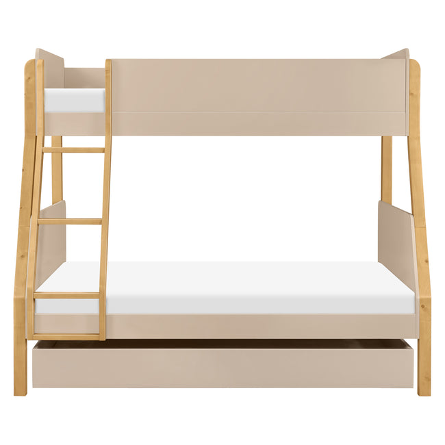 M25973TPE,The MDB Family,Twin Storage Trundle Bed in Taupe