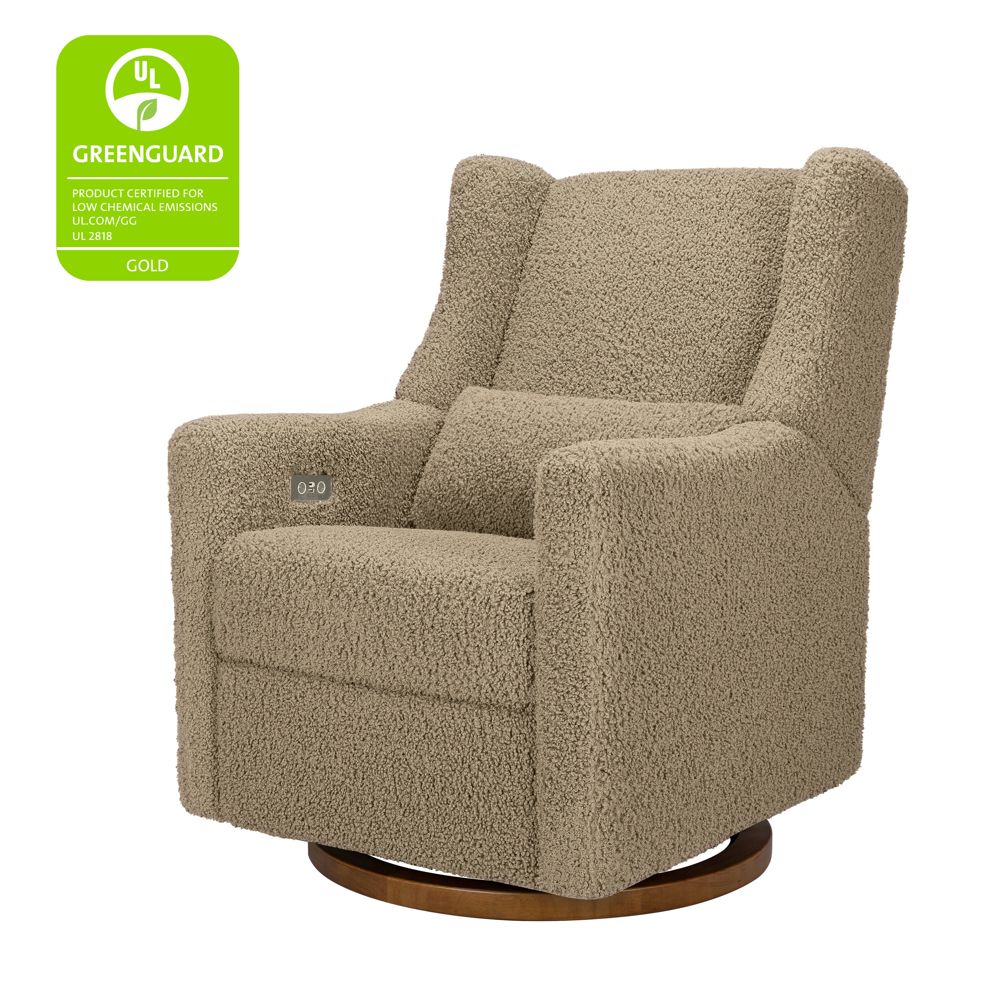 Babyletto kiwi swivel glider discount recliner with usb charging port