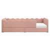 M31376PRSB,Babyletto Kids,Rizo Montessori-Inspired Twin Bed in Performance Rose Boucle