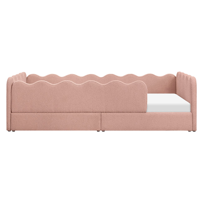 M31376PRSB,Babyletto Kids,Rizo Montessori-Inspired Twin Bed in Performance Rose Boucle