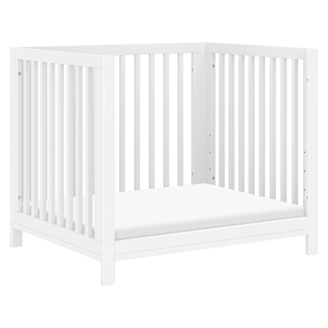 M30880W,Babyletto,Rolli 9-in-1 Convertible All-Stages® Crib w/ Bassinet & Toddler Bed Kits in White