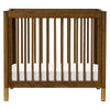 M12998NLGLD,Babyletto,Gelato 4-in-1 Convertible Mini Crib and Twin bed in Natural Walnut Finish with Gold Feet