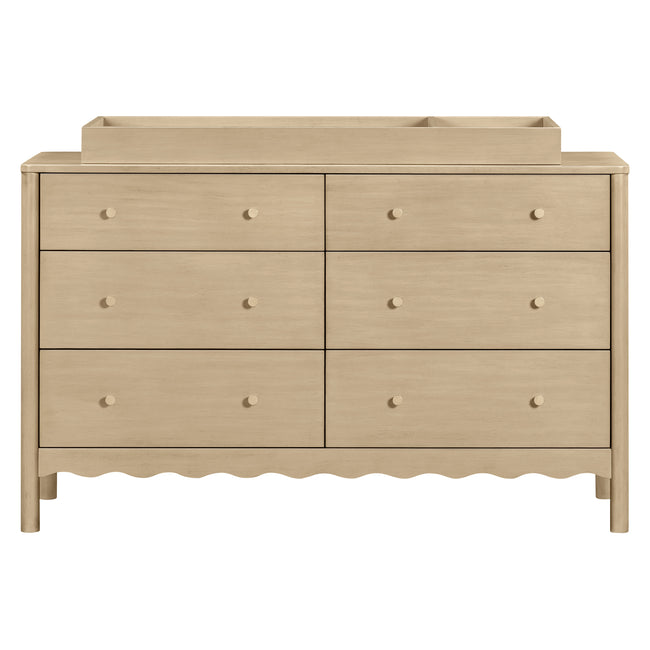 M0619WP,The MDB Family,Universal Wide Removable Changing Tray in Washed Pine