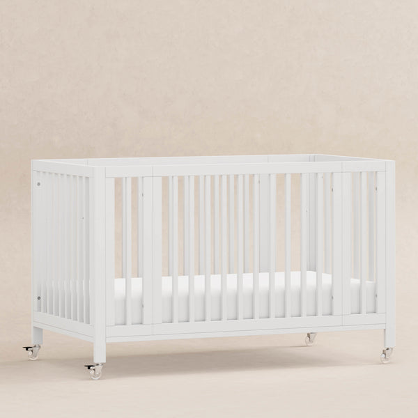 M30880W,Babyletto,Rolli 9-in-1 Convertible All-Stages® Crib w/ Bassinet & Toddler Bed Kits in White