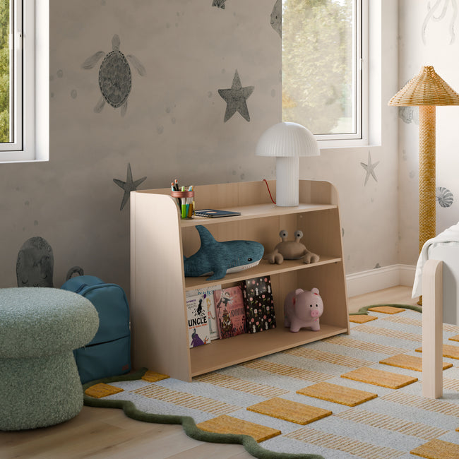 M32211NX,Babyletto Kids,Melo Montessori-Inspired Bookcase in Washed Natural