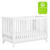 M5801W,Babyletto,Scoot 3-in-1 Convertible Crib w/Toddler Bed Conversion Kit in White