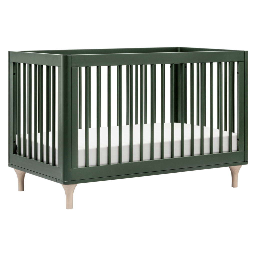 M9001FRGRNX,Babyletto,Lolly 3-in-1 Convertible Crib w/Toddler Conversion  Forest Green/Washed Natural