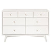 M15916RW,Babyletto,Palma 7-Drawer Double Dresser  Assembled in Warm White