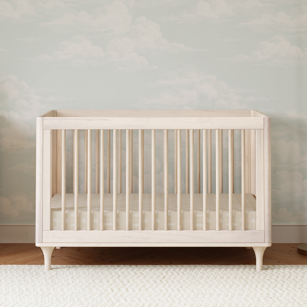 M9001NX,Lolly 3-in-1 Convertible Crib w/Toddler Bed Conversion Kit in Washed Natural