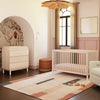 M12923NXW,Babyletto,Gelato 3-Drawer Changer Dresser  White Feet w/Removable Changing Tray in Washed Natural