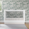 M8601KW,Babyletto,Harlow 3-in-1 Convertible Crib w/Toddler Bed Conversion Kit in White/Acrylic