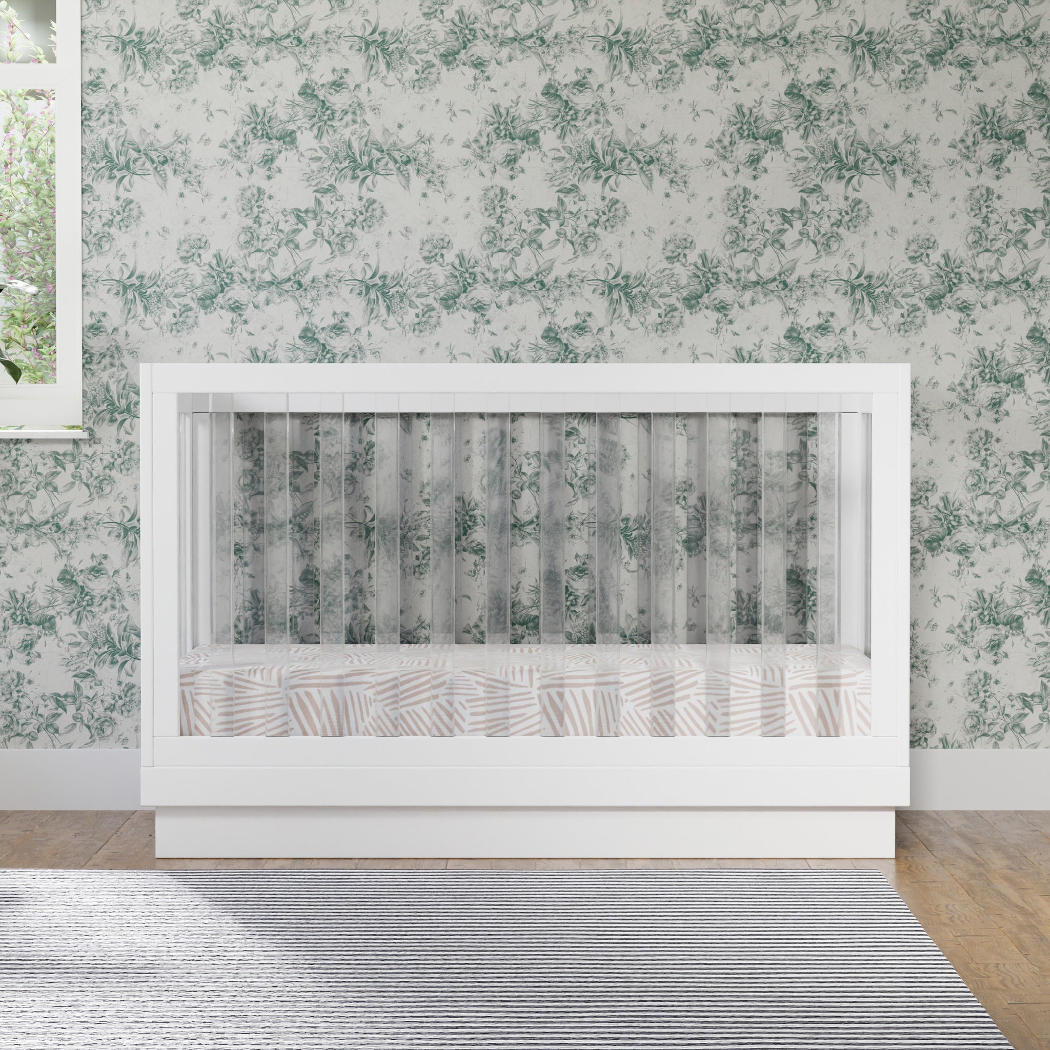 Babyletto lucite crib best sale