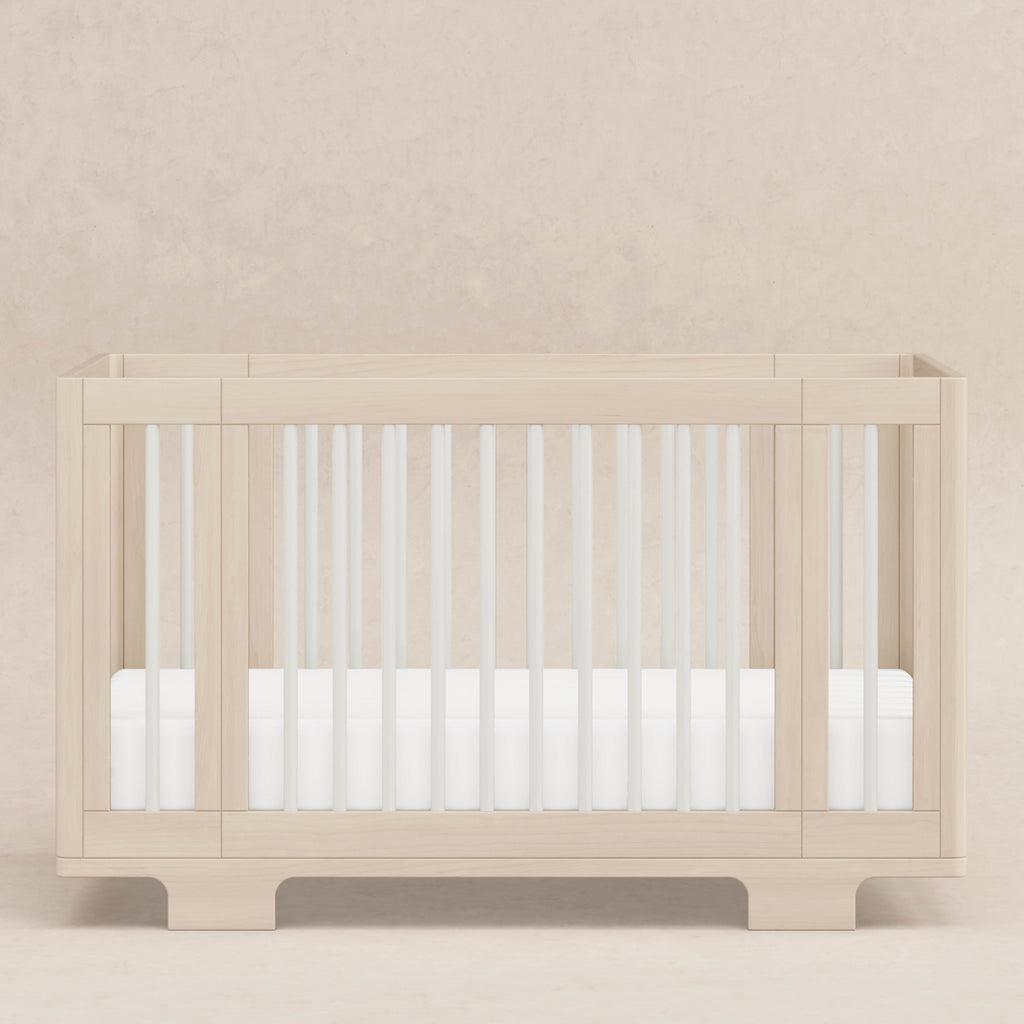 M23401NXW,Babyletto,Yuzu 8-in-1 Convertible Crib w/All-Stages Conversion in Washed Natural/White