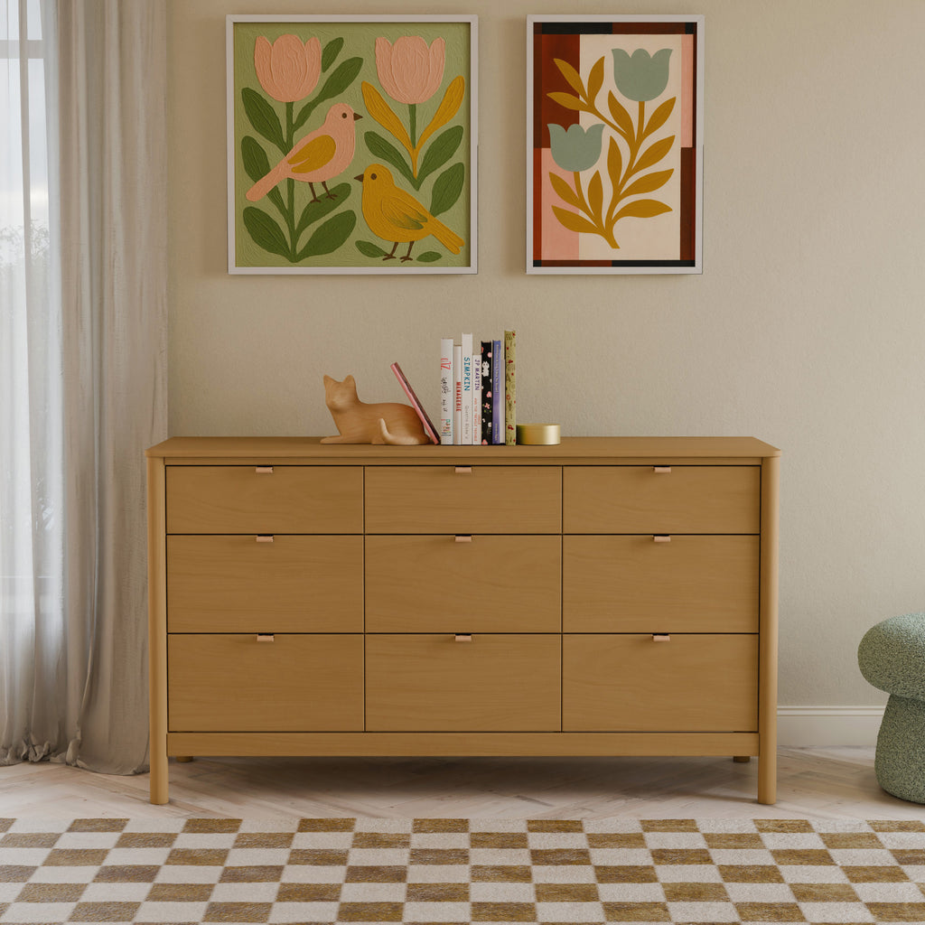 M25928HY,Babyletto Kids,Bondi 9-Drawer Assembled Dresser in Honey