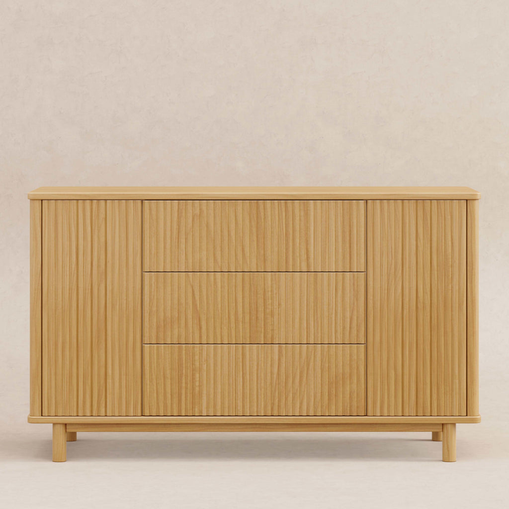 M29816HY,Babyletto,Pogo Tambour Assembled Dresser in Honey