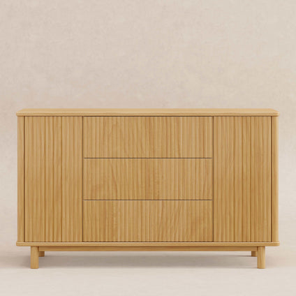 M29816HY,Babyletto,Pogo Tambour Assembled Dresser in Honey