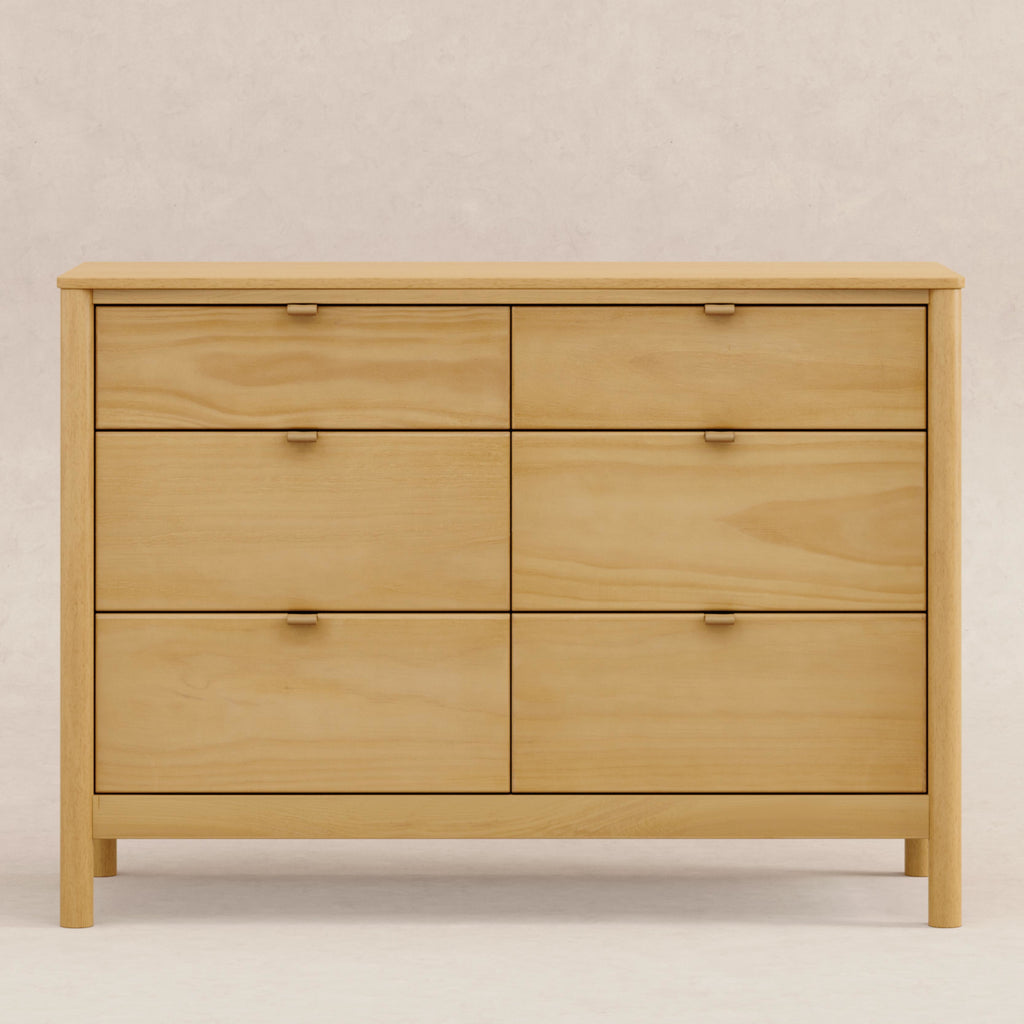 M25616HY,Babyletto,Bondi 6-Drawer Assembled Dresser in Honey