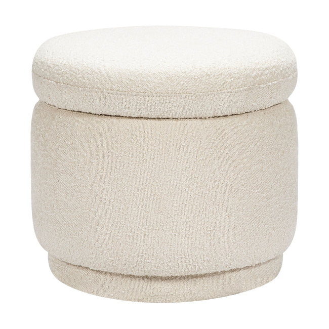 M22985WB,Babyletto,Enoki Storage Ottoman in Ivory Boucle