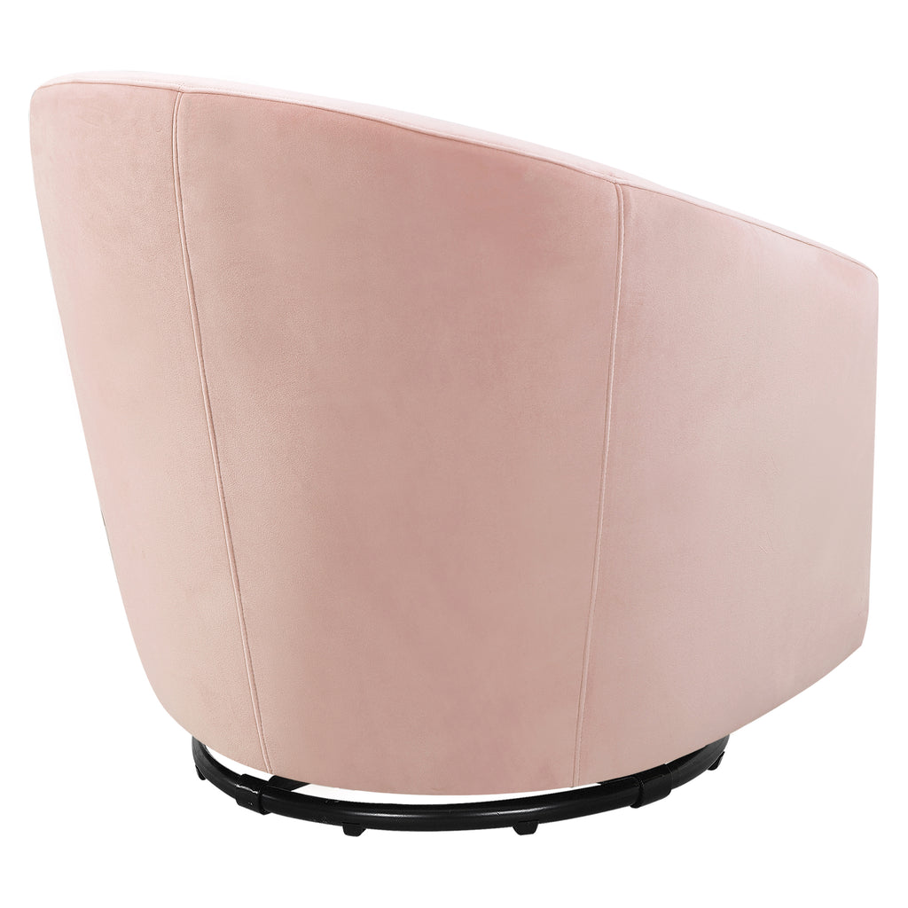 M5887BPV,Babyletto,Madison Swivel Glider in Blush Pink Velvet